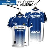 Sepak Takraw League [stl] Pahang Mammoth 2026 Men's Jersey Short Sleeve Retro Collar Full Sublimatio