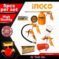 INGCO Paint Sprayer Air Tools Set 5 PCS SUPER SELECT AKT0053-3 TFM HT2