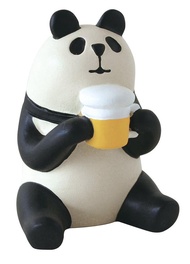 日本 DECOLE Concombre 啤酒熊貓公仔