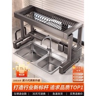 Kitchen Sink Rack Above Dishwashing Sink Multifunctional Dish Storage Rack Put Dishes Drain Sink Dis