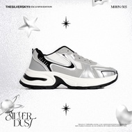 Thesilversky MOON-303 Silver Dust Sneakers Premium | Y2K Women's Shoes Sport Shoes Casual Gray White