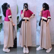 Baju wanita dress gamis Baju gamis fashion wanita Reeha Midi