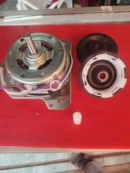 มอเตอร์ปันแห้ง Samsung แกน12มิล 160W พร้อมซีลยางรองถังปั่นขนาด14มิลและบูู๊ธแกนพลาสติกสวมมอเตอร์ใช้กั