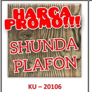 SHUNDA PLAFON KU-20106 MOTIF KAYU