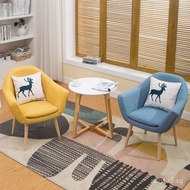 Small Dessert Shop Western Restaurant Sofa6R Casual Simple Table and Chair Set for Clothing Store, C