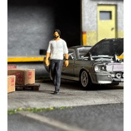 Figure 1 Men's Standing64 Type 8 Diorama Diecast Miniature Hot Wheel