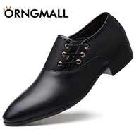 ORNGMALL Plus Size 38-48 Men's Pointed Leather Shoe Breathable Luxury Formal Shoes Casual Business Shoes Dress Oxford Party Office Wedding Shoes