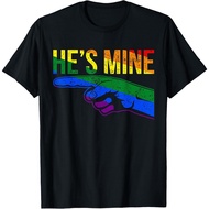 Retro I'M His He'S Mine Couples Im His Hes Mine Hes Mine T-Shirt