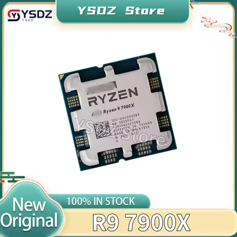 1PCS/LOT Used Test perfect RYZEN 9 7900X Processor R9 7900X 4.7GHz 64MB Desktop CPU Processors R9 79