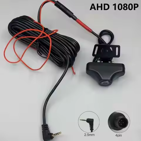 for AZDOME PG17 M63 M300S 4 Pin 170° AHD 1080P Vehicle Rear View Camera Car Reverse Black Fisheye Le