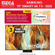 SAMSUNG QA75QN70FAKXXS 75" NEO QLED 4K QN70F SMART TV | Free WMT | Free $300 Mooments Redeem Samsung