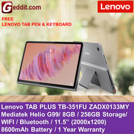 LENOVO TAB PLUS TB-351FU ZADX0133MY TABLET (MTK HELIO G99,8GB,256GB,11.5"WIFI,BLUETOOH,1YEAR WARRANT