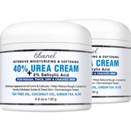 Ebanel Urea Cream 40% plus Salicylic Acid 2%, Foot Cream for Dry Cracked Heels Feet Knees Elbows Han