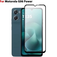 CLEAR TEMPERED GLASS MOTOROLA G06 POWER FULL COVER/