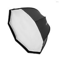 Toho  AD-S60S 23.6in/60cm Octagonal Studio Softbox Speedlite Speedlight Diffuser Godox Mount with Grid Carrying Bag Compatible with Godox ML60 and AD300Pro Light for Photography P