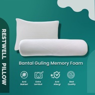 Premium Hotel Bolster Pillow Full Memory Foam Rebounded Foam