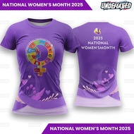 WOMEN'S MONTH Sublimation T-shirt for Women's leisure Fashion tops for women