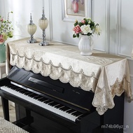 XY！Thai Embroidery Piano Cover Modern Minimalist Piano Half Cover Lace Piano Towel Dust Cover Nordic Style Piano Cover P