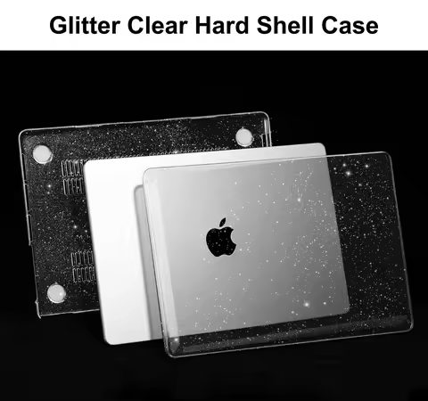 For MacBook Air 13.6/15 inch Case Glitter 2026-2022 M5 M4 M3 M2,For MacBook Pro 14/16 inch M5 M4 M3