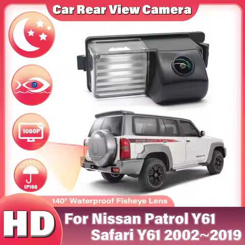 HD Rear View Reverse Camera For Nissan Patrol Y61 Safari Y61 2002~2016 2017 2018 2019 HD CCD Night V