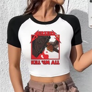 Berserk Crop Top - Vintage Gyaru Grunge Babydoll