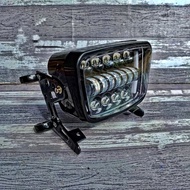 headlamp lampu depan rx king daymaker oval 16 led 2002 set breket BPRO Shock rx honda ninja byson