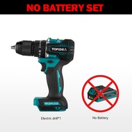 【EX SHOP】 Cordless Electric Drill 13MM 35+3 Torque Brushless Electric Impact Drill Cordless Electric