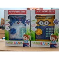 Piggy Bank Atm Deposit Box Bank Money Minion Kitty Emon Toys