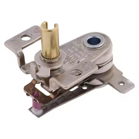 A0KF AC 250V 16A Adjustable 90 Celsius Temperature Switch Bimetallic Heating Thermostat KDT-200 High