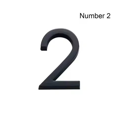 4inch/10cm Durable Self-Adhesive For Home Mailbox Hotel Address Door Label Number Plate Sign Numeral