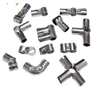 🔧PIPE & JOINT 🔩Penyambung Paip 28MM Metal Pipe Connector  Metal  Joint DIY storage   Fitting Pipe Jo