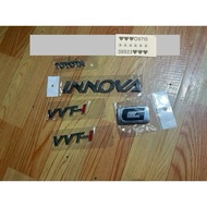 bộ logo chữ TOYOTA INNOVA G VVTI giá rẻ