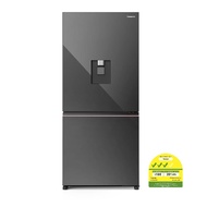 PANASONIC NR-BW530XMMS 2 DOOR FRIDGE (NET 497L) COLOUR: DARK MIRROR ENERGY LABEL: 3 TICKS DIMENSION: