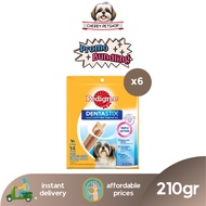 6 Pcs - PEDIGREE Dentastix Small Dogs 210gr
