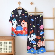 ชุดนอน Muslin Pajamas Collection Muslin Pet รุ่น Kitty Whisper (T3312 T3313) | ชุดนอนผู้หญิง