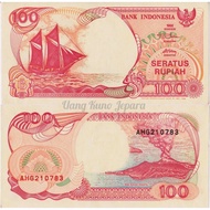 Uang Kuno Lama 100 Rupiah Parahu Pinisi Tahun 1992 #Baru