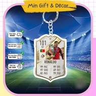 Ronaldo mica keychain - Ronaldo icon keychain, free custom design