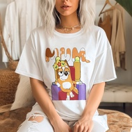 Bluey Cool Mom Club Bluey Mum Unisex Local Brand T-shirt 250