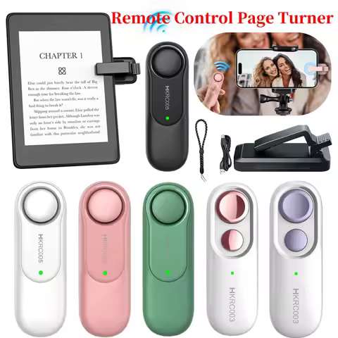 Remote Control Page Turner RF Camera Camcorder Remote Controls Camera Shutter Clicker for Kindle Pap