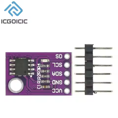 LM75 Temperature Sensor Module High Speed I2C IIC Interface High Precision Development Board For Ard