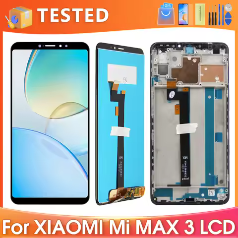6.9''For Xiaomi Mi Max 3 For Mi Max3 M1804E4A LCD Display Touch Screen Digitizer Assembly Replacemen