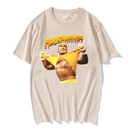 Hasbro | Hulk Hogan Hulkamania Graphic T Shirts Men Women Short Sleeve Cotton Tees American Sports T