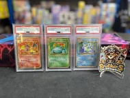 (3連號）初代御三家 PSA10 日版 PTCG Classic 2023 Pokemon Card 門市現貨 Pokemon TCG PTCG Card Game 寵物小精靈 寶可夢 比卡超 噴火龍