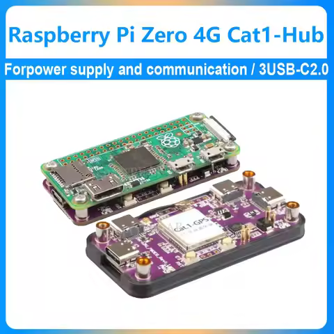 Raspberry Pi Zero 4G Cat1 With USB Hub Expansion Board LTE/GPS/EA/EU also For Zero 2W