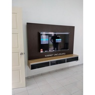 INSTALLMENT Wall mount modern floating tv cabinet / kabinet tv moden gantung (2810665123)