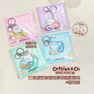 Cotties & Co.Original Bichon Cotton Factory Bichon Design Acrylic Hands-Free Poop Picking Bag Key Ch