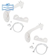 Bidet Sprayer Attachment for Toilet Non-Electric Self-Cleaning Dual Retractable Nozzles Adjustable Water Pressure