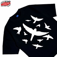 Lessegos Tshirt Fokker Heavy Weight | Black Whitebiru |