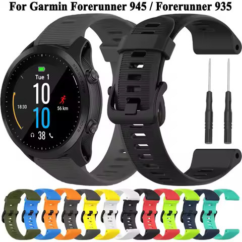 Sports Silicone Strap For Garmin Forerunner 945 / Forerunner 935 Strap Watch Band Replacement Wristb