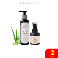 [ คละ 2 ขวด ] Soul Zen คลีนซิ่งโฟม สูตร ผิวแห้ง Extra dry skin + REBOOT SERUM รีบูสเซรั่ม โซลเซน ออร